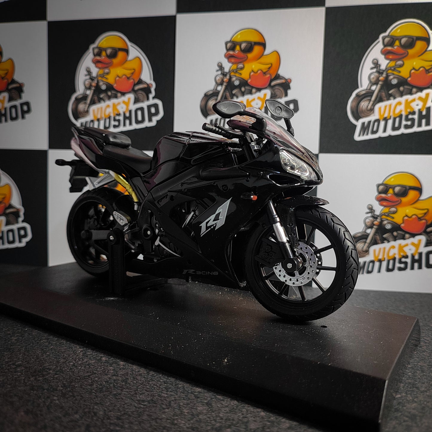 Yamaha R1 1:12 Negra - Alloy Models