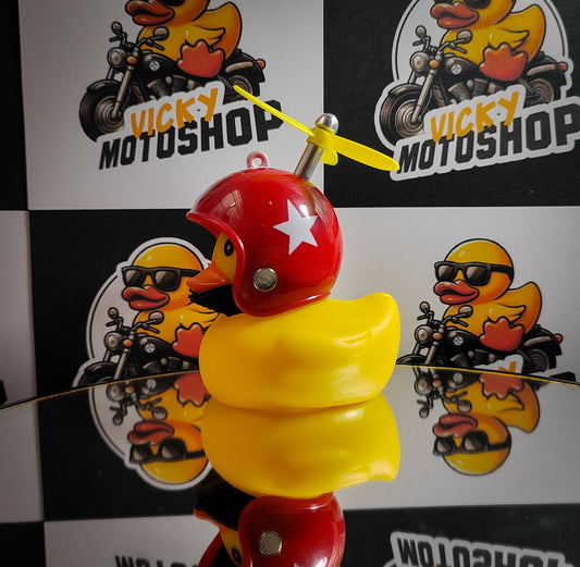 Pato Rojo con Estrella