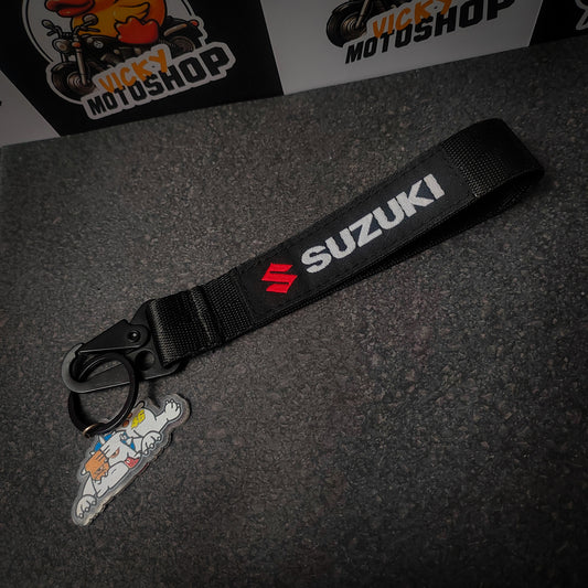 Lanyard de mano Susuki Negro