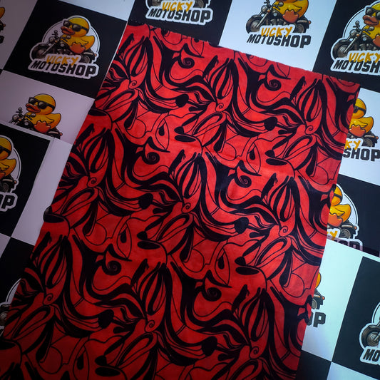 Bandana Motivos Rojos