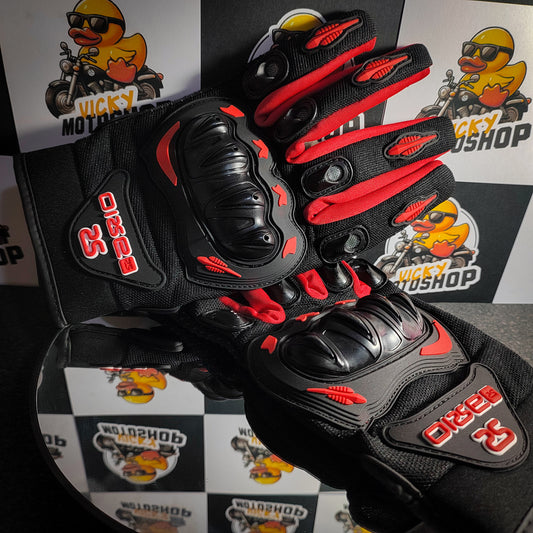 Guantes de Moto Rojos Talla XL