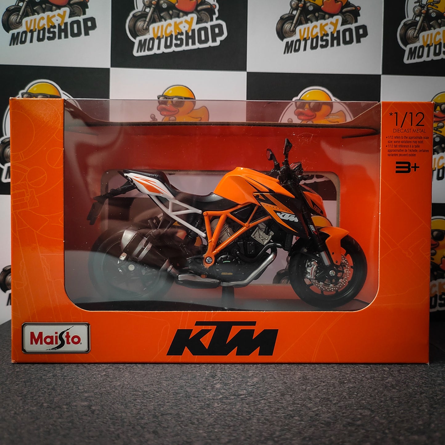 KTM Súper Duke 1290 R - Maisto 1:12